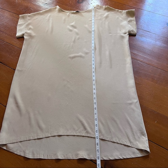 Elizabeth Suzann Georgia Dress - Nude Silk Crepe - Picture 6 of 10